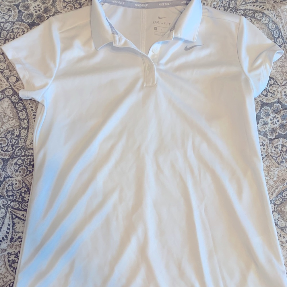 Nike Dri-Fit girls golf shirt